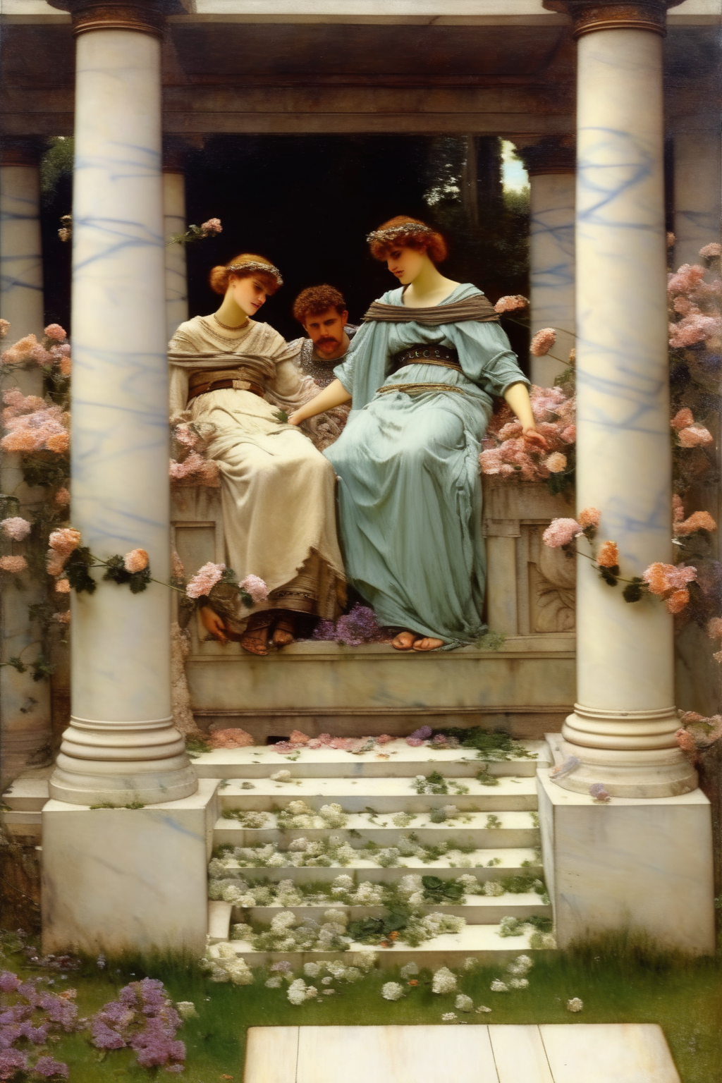 00261-4178774886-_lora_Lawrence Alma Tadema Style_1_Lawrence Alma Tadema Style - at Francis and st Claire in a garden alma tadema style.png